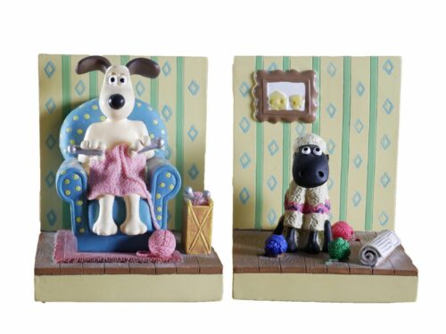 Könyvtámasz - Wallace and Gromit Book Ends