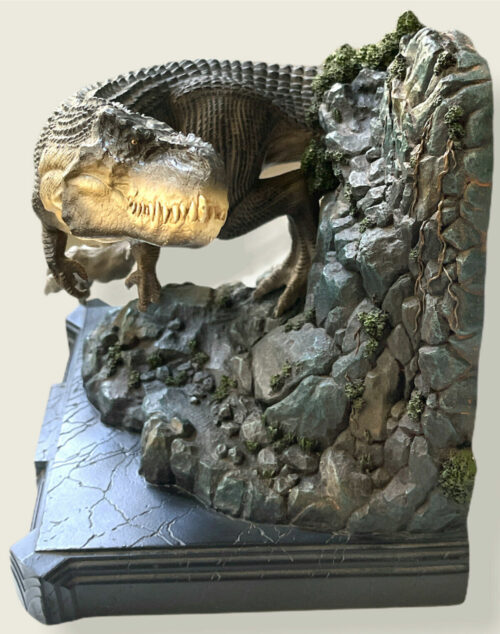 Weta King Kong vs V-Rex Bookends Polystone Jackson Movie könyvtámasz