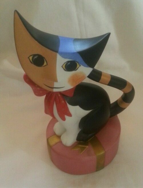 Goebel Rosina Wachtmeister Musical Cat 22cm Angela - zenél