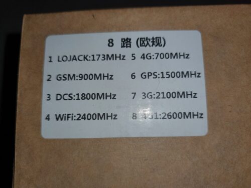 8 sávos (antennás) GSM + WIFI + GPS jammer blokkoló zavaró