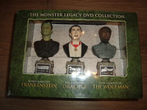 The Monster Legacy DVD Gift Set with Monster Busts from SideShow Collectibles