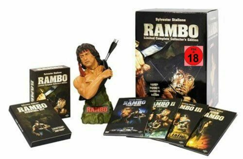 Rambo 1+2+3+John Rambo Limited Complete Collectors Edition szobros