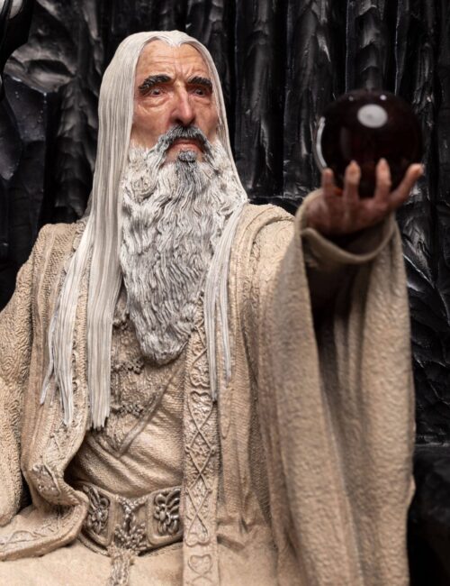 Weta Workshop The Lord of the Rings Statue 1/6 Saruman the White on Throne 110 cm