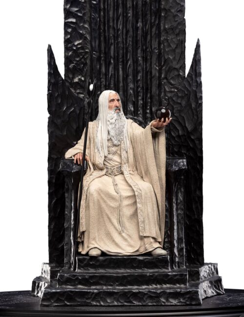 Weta Workshop The Lord of the Rings Statue 1/6 Saruman the White on Throne 110 cm