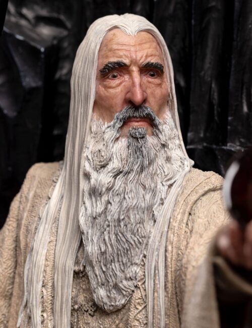 Weta Workshop The Lord of the Rings Statue 1/6 Saruman the White on Throne 110 cm