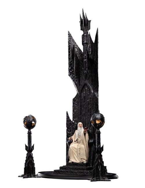 Weta Workshop The Lord of the Rings Statue 1/6 Saruman the White on Throne 110 cm