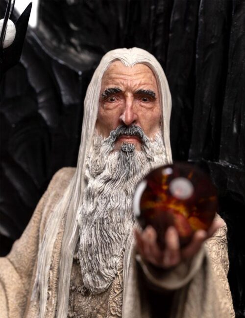 Weta Workshop The Lord of the Rings Statue 1/6 Saruman the White on Throne 110 cm