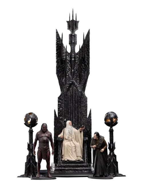 Weta Workshop The Lord of the Rings Statue 1/6 Saruman the White on Throne 110 cm