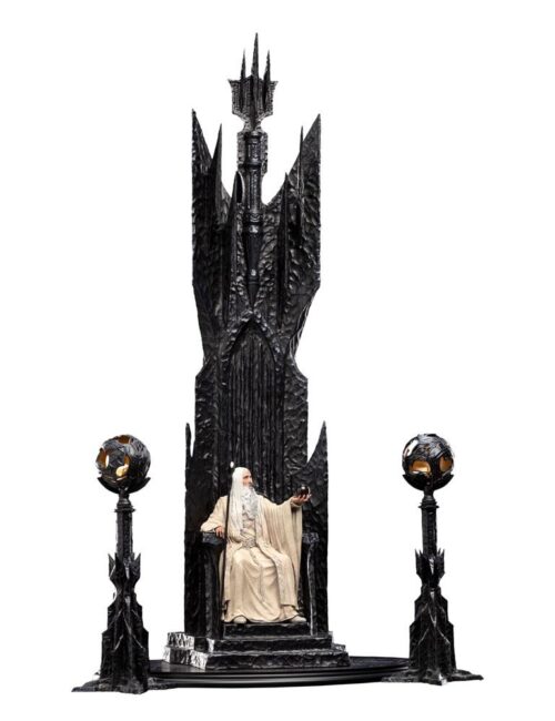 Weta Workshop The Lord of the Rings Statue 1/6 Saruman the White on Throne 110 cm