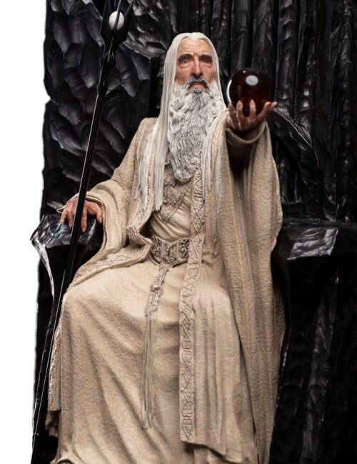 Weta Workshop The Lord of the Rings Statue 1/6 Saruman the White on Throne 110 cm